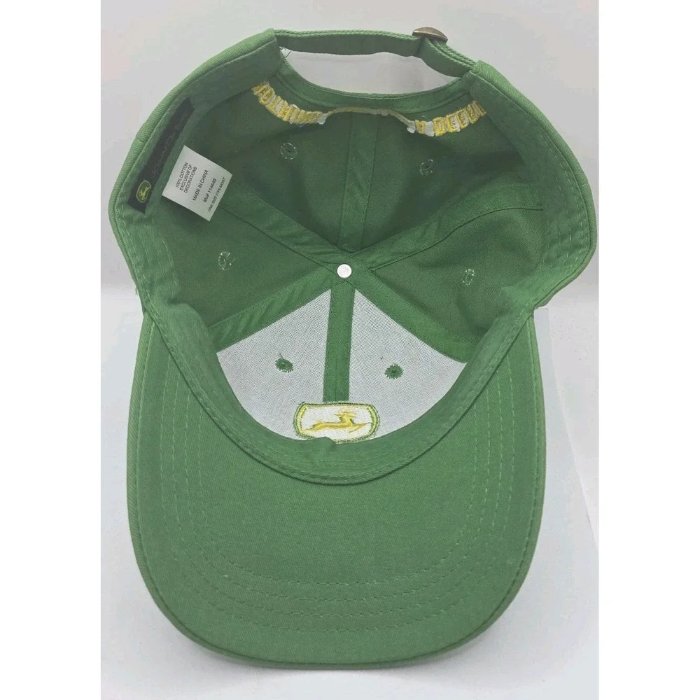 Genuine John Deere Hat Cap Strapback Green Nothing Runs Like A Deer Tractor Farm